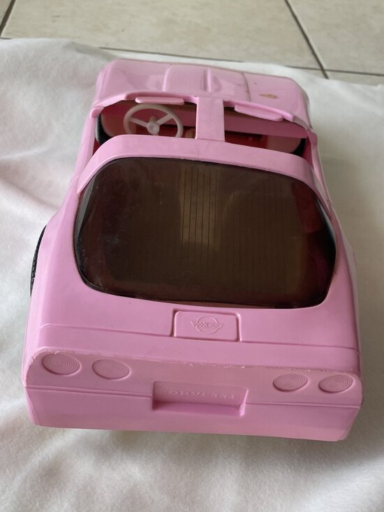 Vintage 1980s Gay Toys Barbie Doll Corvette Sports Car Pink  Barbie Corvette And Jeep Set VTG 1980s/1990s